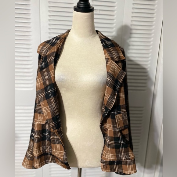 LOVE MAVEN WOMEN'S MEMORIES JACKET BROWN LIGHT FABRIC SIZE L - Picture 8 of 16